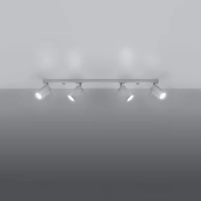Loftslampe RING 4L hvid
