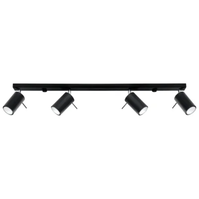 Loftslampe RING 4L sort