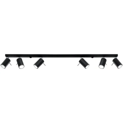 Loftslampe RING 6L sort