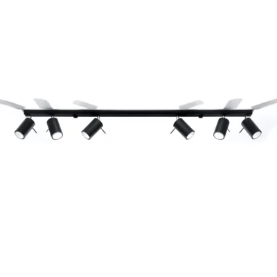 Loftslampe RING 6L sort