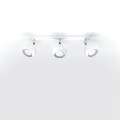 Loftslampe OCULARE 3 hvid