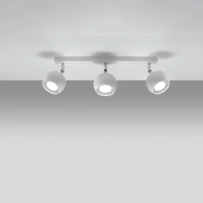 Loftslampe OCULARE 3 hvid