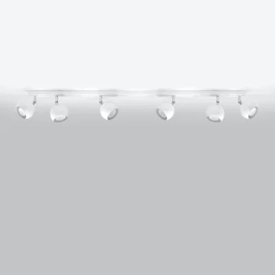 Loftslampe OCULARE 6L hvid