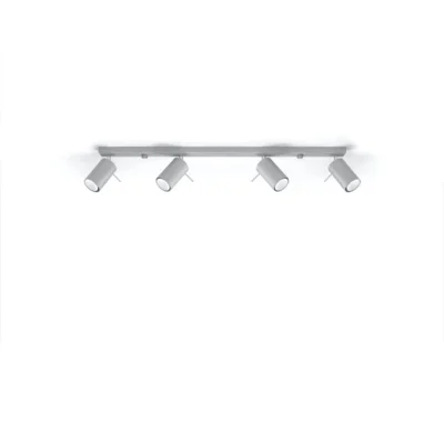 Loftslampe RING 4L grå