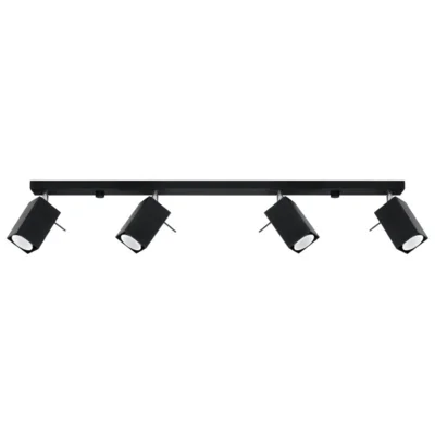 Loftslampe MERIDA 4L sort