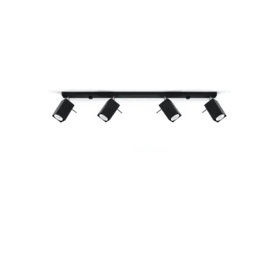 Loftslampe MERIDA 4L sort