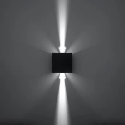 Væglampe LUCA sort LED IP54