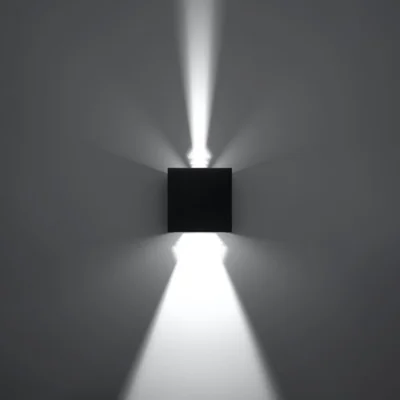 Væglampe LUCA sort LED IP54