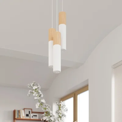 Pendel lampe PABLO 3 hvid