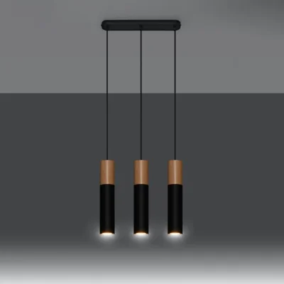 Pendel lampe PABLO 3 sort