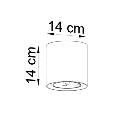 Loftslampe CULLO beton