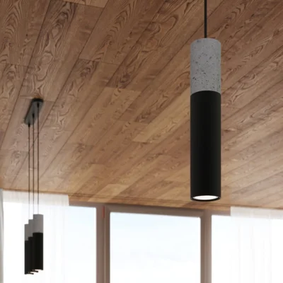 Hængende lampe BORGIO 1 sort