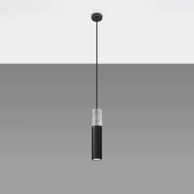 Hængende lampe BORGIO 1 sort