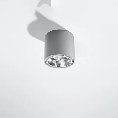 Loftslampe TIUBE grå