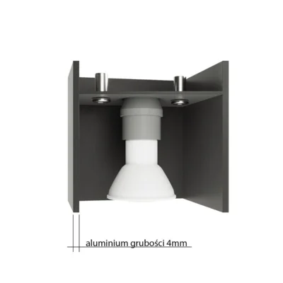 Loftslampe BLAKE sort