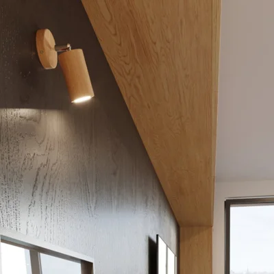 Loftslampe BERG 2 naturtræ