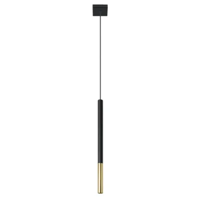 Hængende lampe MOZAICA 1 sort/guld