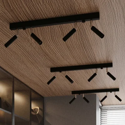 Loftslampe EYETECH 3 sort