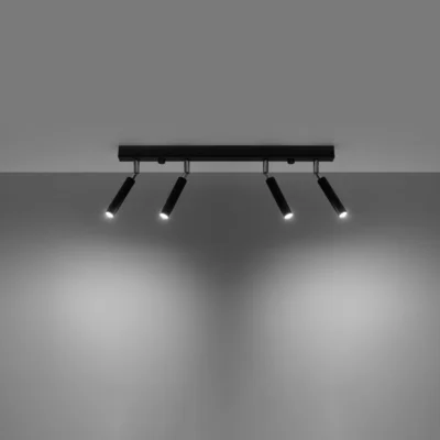 Loftslampe EYETECH 4 sort