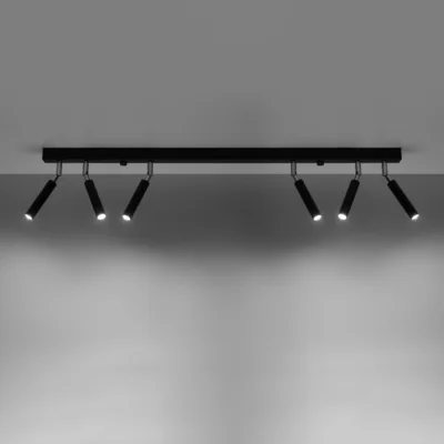 Loftslampe EYETECH 6 sort