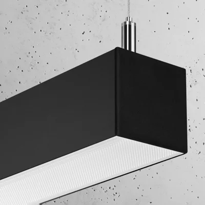 Hængende lampe PINNE 118 sort