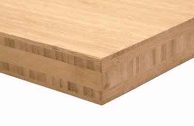 40 mm bambusplade - Side pressed, Ecru 122x244 cm.