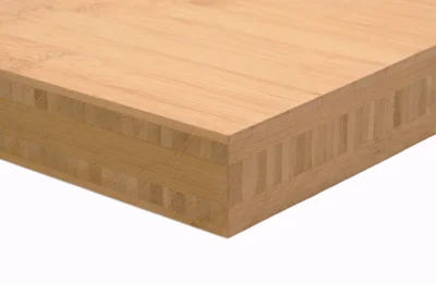40 mm bambusplade - Plain pressed, Ecru 70x400 cm.