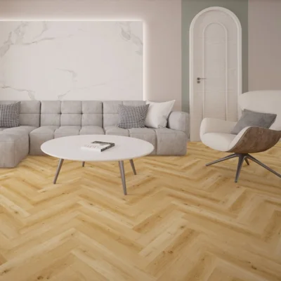 LVT Elite Sildeben m. korkbagside, Lys natur 185
