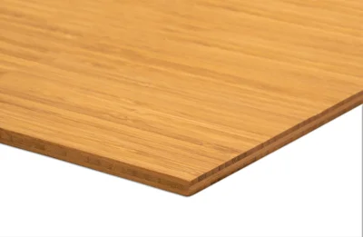 7 mm bambusplade - Side pressed, Caramel