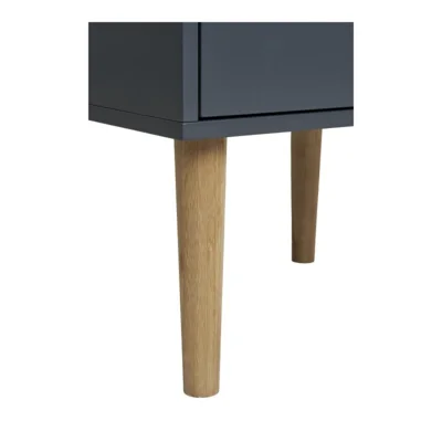 Bisley Kommode, Mørkegrå 40 cm. høj.