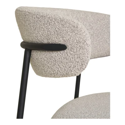 Mira Spisebordsstol bouclé