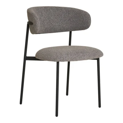 Mira Spisebordsstol bouclé