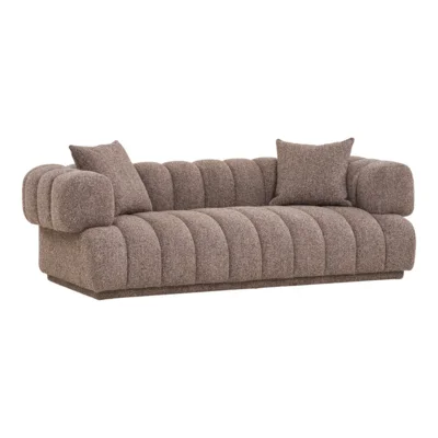 Aurora Sofa, Brun med 2 puder