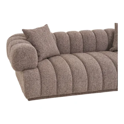 Aurora Sofa, Brun med 2 puder