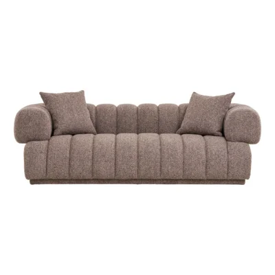 Aurora Sofa, Brun med 2 puder