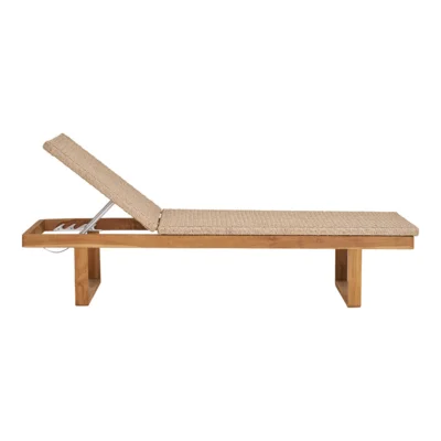 Derby Solseng, Teak/polyrattan i natur