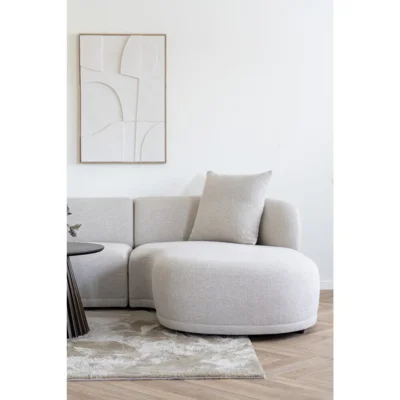 Kingston Sofa, Naturfarvet højrevendt med 2 puder