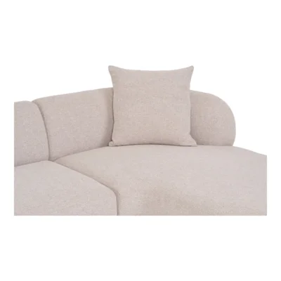 Kingston Sofa, Naturfarvet højrevendt med 2 puder