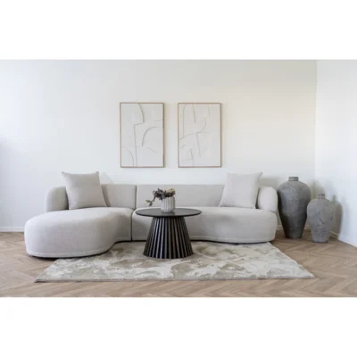 Kingston Sofa, Naturfarvet venstrevendt med 2 puder