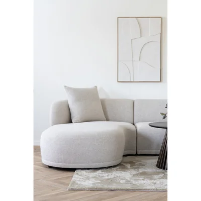 Kingston Sofa, Naturfarvet venstrevendt med 2 puder