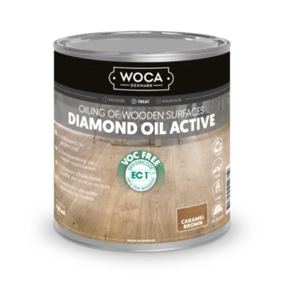 WOCA, Diamond Oil Active, Karamel brun - 2,5 liter 