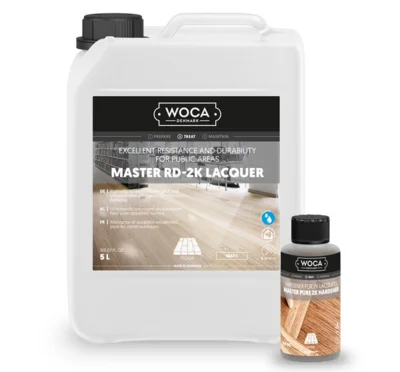 WOCA, Master RD 2K lak med ISO free hard, Glans 10 - 5 liter Mat 