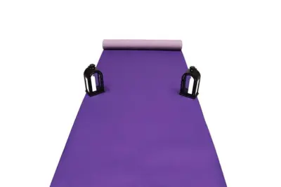 Violet Løber i nålefilt - 1 meter bred - REST 260X100 CM.