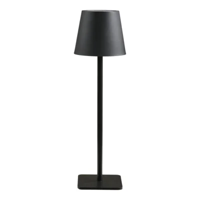 Bradford Bordlampe i sort metal og genopladelig