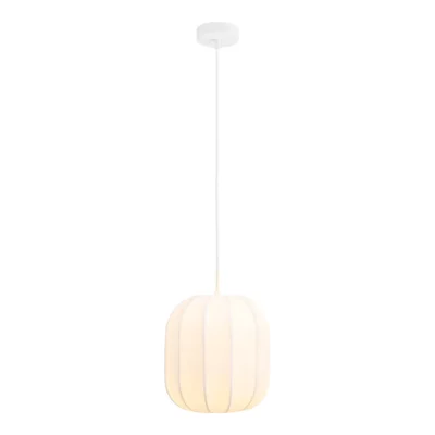 Loftlampe Coventry hvid - højde 26 cm.