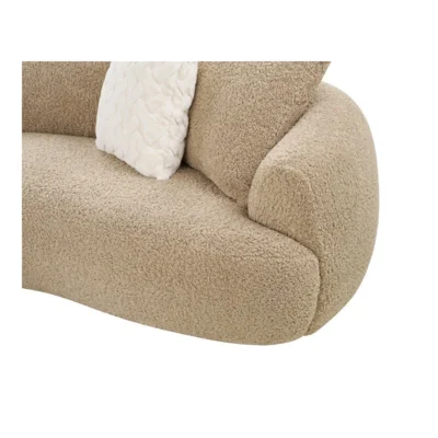 Dali Sofa med 4 puder i lysebrun