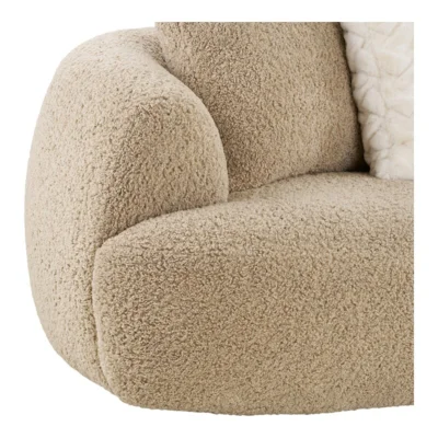 Dali Sofa med 4 puder i lysebrun