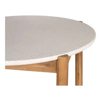 Terracina Spisebord, akacie/terrazzo narurfarvet