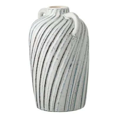 Vase i blå keramik