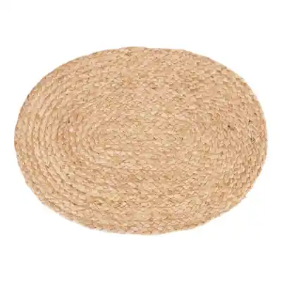 Bombay Dækkeservietter, flettet jute i natur, sæt á 4 stk.